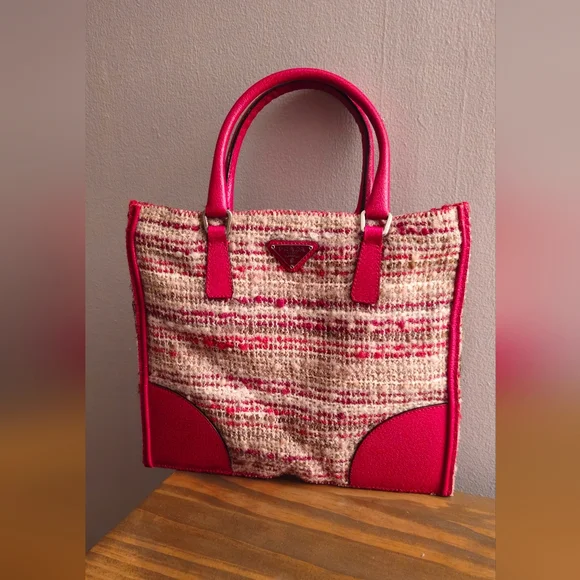 PRADA Tweed Bag - Picture 6 of 9